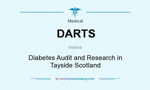 What does DARTS mean? It stands for Diabetes Audit and Research in Tayside Scotland