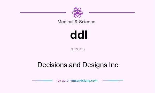 What does ddI mean? It stands for Decisions and Designs Inc
