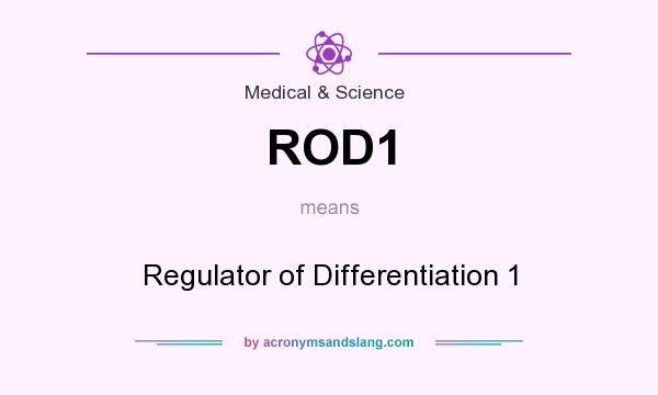 What does ROD1 mean? It stands for Regulator of Differentiation 1