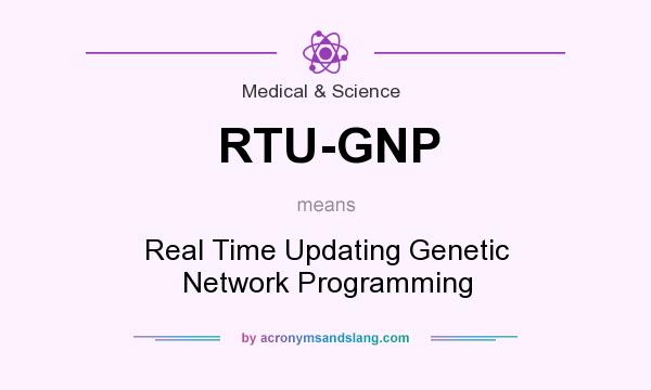 What does RTU-GNP mean? It stands for Real Time Updating Genetic Network Programming