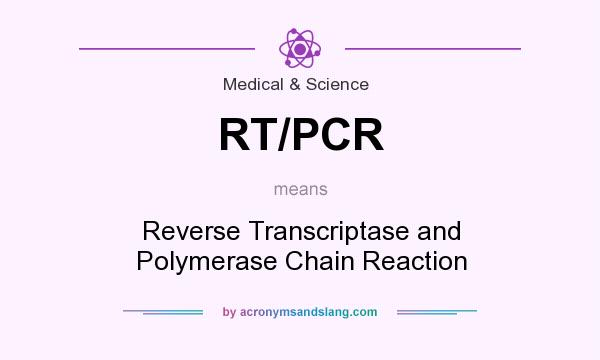 What does RT/PCR mean? It stands for Reverse Transcriptase and Polymerase Chain Reaction