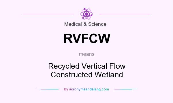 What does RVFCW mean? It stands for Recycled Vertical Flow Constructed Wetland