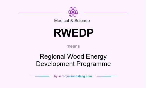 What does RWEDP mean? It stands for Regional Wood Energy Development Programme