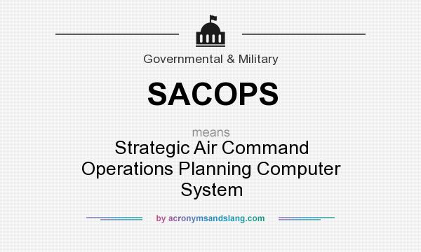 What does SACOPS mean? It stands for Strategic Air Command Operations Planning Computer System