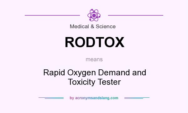 What does RODTOX mean? It stands for Rapid Oxygen Demand and Toxicity Tester