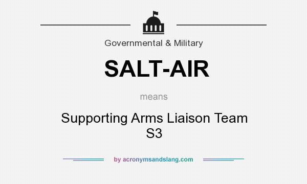 What does SALT-AIR mean? It stands for Supporting Arms Liaison Team S3