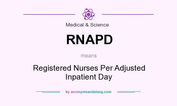 What does RNAPD mean? It stands for Registered Nurses Per Adjusted Inpatient Day