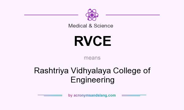 What does RVCE mean? It stands for Rashtriya Vidhyalaya College of Engineering