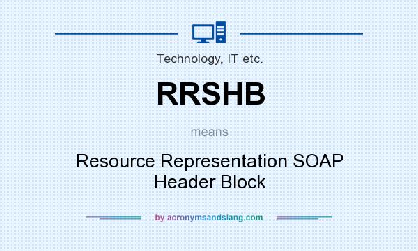 What does RRSHB mean? It stands for Resource Representation SOAP Header Block