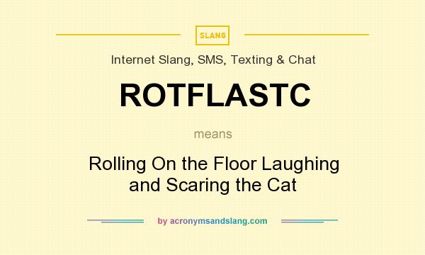 What does ROTFLASTC mean? It stands for Rolling On the Floor Laughing and Scaring the Cat