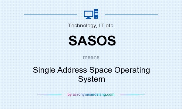 What does SASOS mean? It stands for Single Address Space Operating System