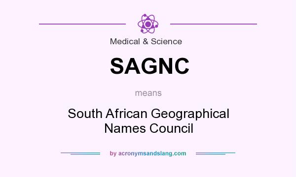 What does SAGNC mean? It stands for South African Geographical Names Council