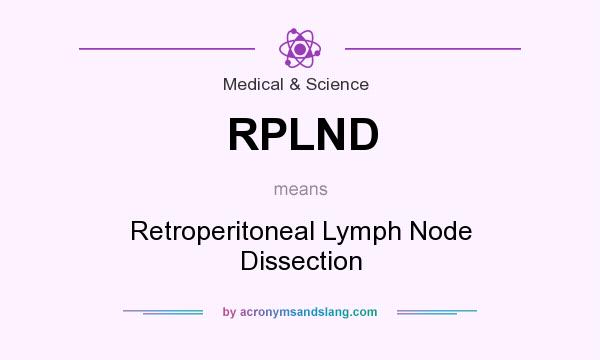 What does RPLND mean? It stands for Retroperitoneal Lymph Node Dissection