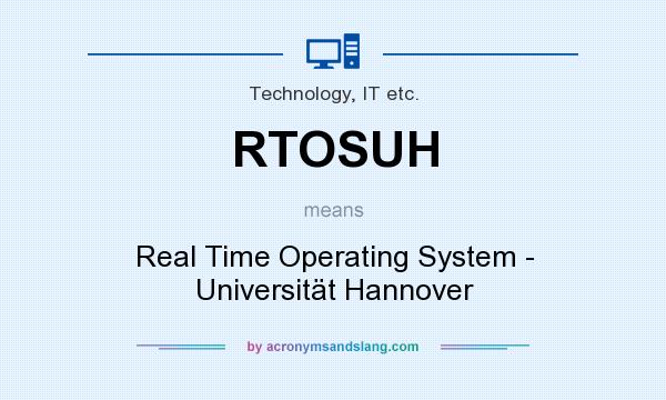 What does RTOSUH mean? It stands for Real Time Operating System - Universität Hannover