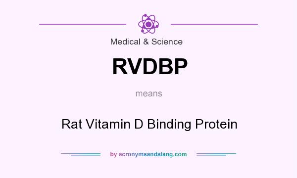 What does RVDBP mean? It stands for Rat Vitamin D Binding Protein