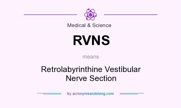 What does RVNS mean? It stands for Retrolabyrinthine Vestibular Nerve Section