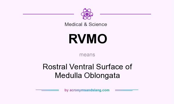 What does RVMO mean? It stands for Rostral Ventral Surface of Medulla Oblongata
