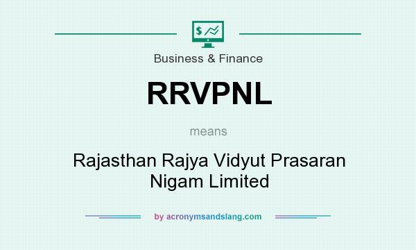 What does RRVPNL mean? It stands for Rajasthan Rajya Vidyut Prasaran Nigam Limited