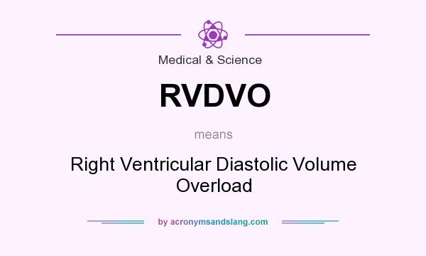 What does RVDVO mean? It stands for Right Ventricular Diastolic Volume Overload