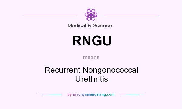 What does RNGU mean? It stands for Recurrent Nongonococcal Urethritis