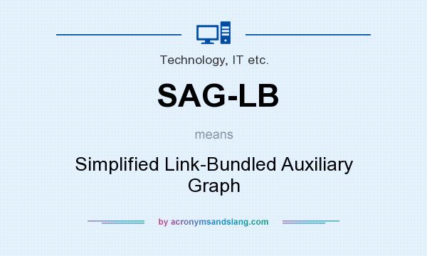 What does SAG-LB mean? It stands for Simplified Link-Bundled Auxiliary Graph