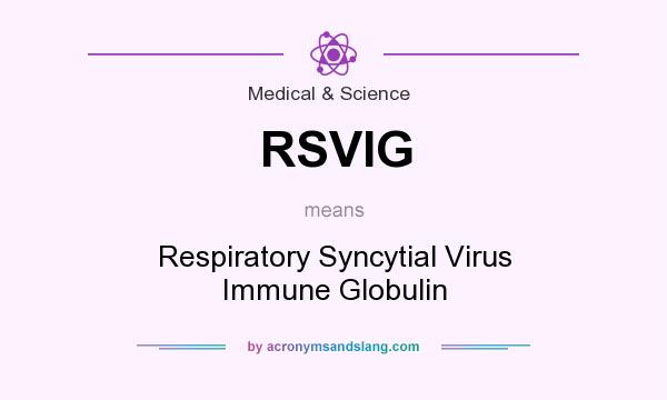 What does RSVIG mean? It stands for Respiratory Syncytial Virus Immune Globulin