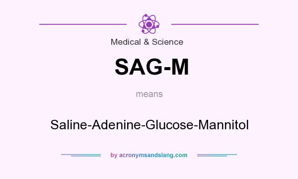 What does SAG-M mean? It stands for Saline-Adenine-Glucose-Mannitol