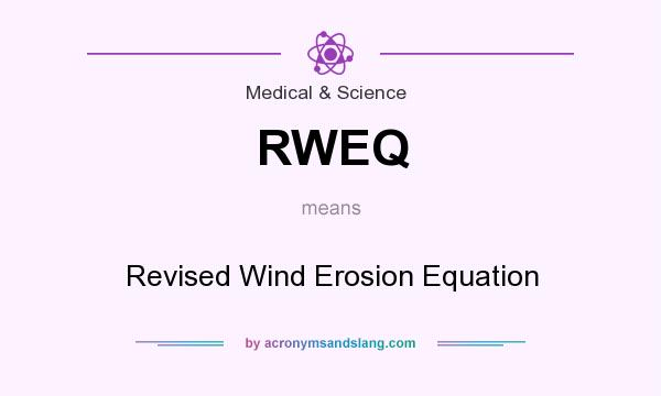 What does RWEQ mean? It stands for Revised Wind Erosion Equation