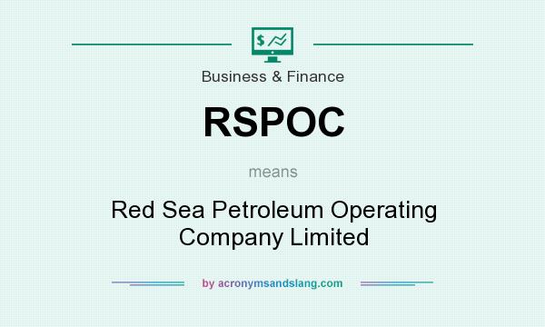 What does RSPOC mean? It stands for Red Sea Petroleum Operating Company Limited