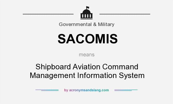 What does SACOMIS mean? It stands for Shipboard Aviation Command Management Information System