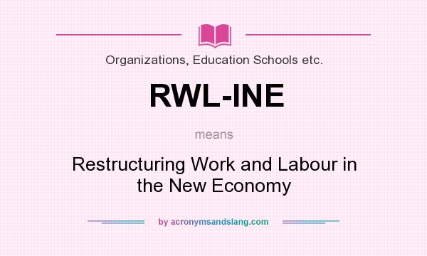 What does RWL-INE mean? It stands for Restructuring Work and Labour in the New Economy