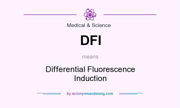 What does DFI mean? It stands for Differential Fluorescence Induction