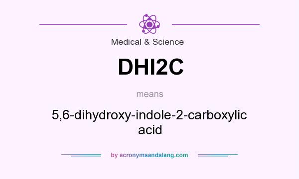 What does DHI2C mean? It stands for 5,6-dihydroxy-indole-2-carboxylic acid