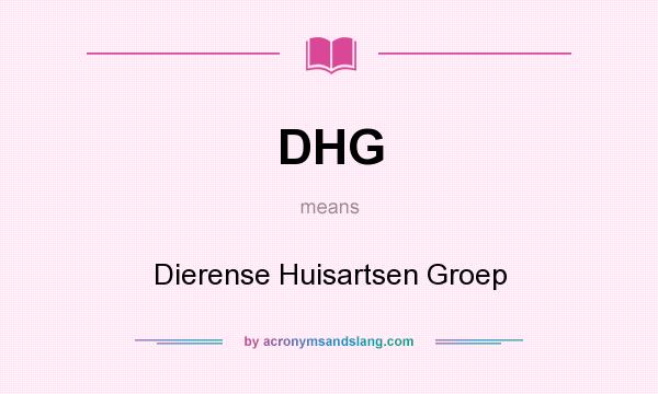 What does DHG mean? It stands for Dierense Huisartsen Groep