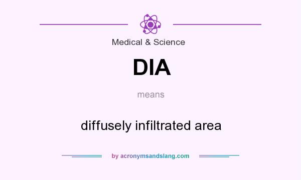 What does DIA mean? It stands for diffusely infiltrated area