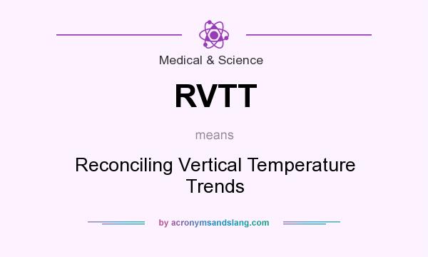 What does RVTT mean? It stands for Reconciling Vertical Temperature Trends