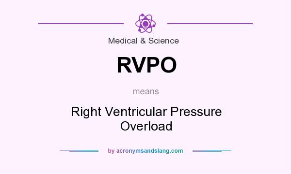 What does RVPO mean? It stands for Right Ventricular Pressure Overload
