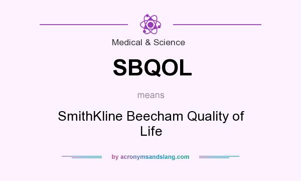 What does SBQOL mean? It stands for SmithKline Beecham Quality of Life