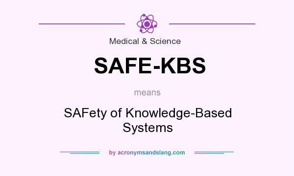 What does SAFE-KBS mean? It stands for SAFety of Knowledge-Based Systems