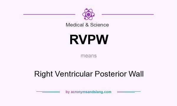 What does RVPW mean? It stands for Right Ventricular Posterior Wall
