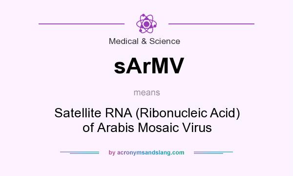 What does sArMV mean? It stands for Satellite RNA (Ribonucleic Acid) of Arabis Mosaic Virus