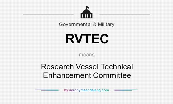 What does RVTEC mean? It stands for Research Vessel Technical Enhancement Committee