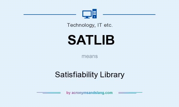 What does SATLIB mean? It stands for Satisfiability Library