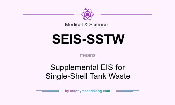 What does SEIS-SSTW mean? It stands for Supplemental EIS for Single-Shell Tank Waste