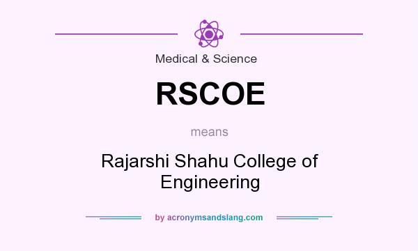 What does RSCOE mean? It stands for Rajarshi Shahu College of Engineering