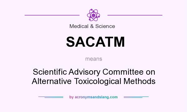 What does SACATM mean? It stands for Scientific Advisory Committee on Alternative Toxicological Methods