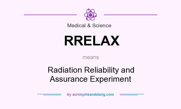 What does RRELAX mean? It stands for Radiation Reliability and Assurance Experiment