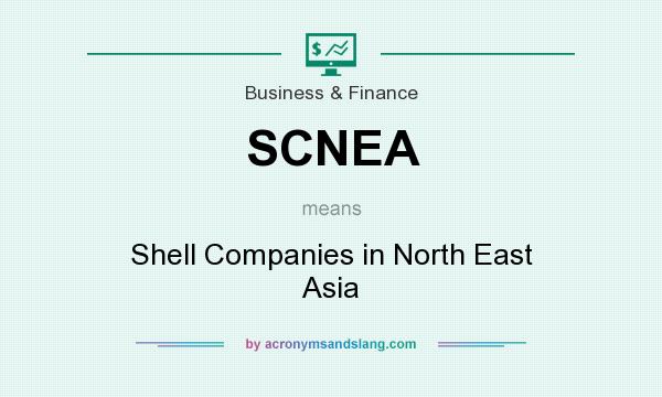 What does SCNEA mean? It stands for Shell Companies in North East Asia