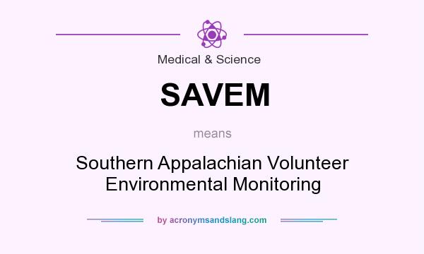 What does SAVEM mean? It stands for Southern Appalachian Volunteer Environmental Monitoring