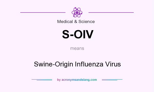 What does S-OIV mean? It stands for Swine-Origin Influenza Virus